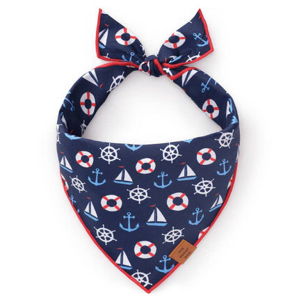 The Foggy Dog - Sail Away Dog Bandana