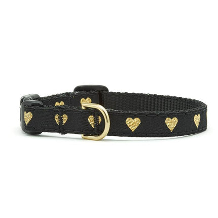 Up Country Cat Collar - Heart of Gold