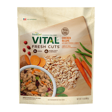 FreshPet Vital Chicken Recipe with Sweet Potatoes & Carrots