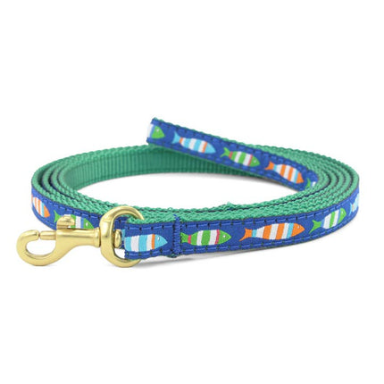 Up Country Small Breed Dog Lead - Funky Fish