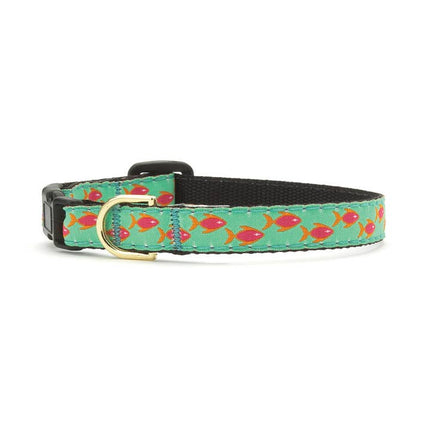 Up Country Cat Collar - Tropical Fish