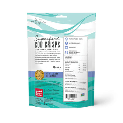 The Honest Kitchen Superfood Cod Crisps - Blueberry