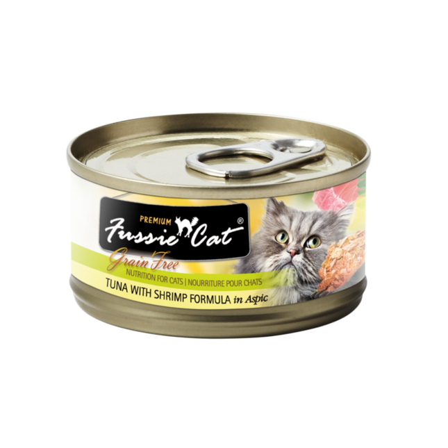 Fussie Cat Tuna with Shrimp 2.82oz