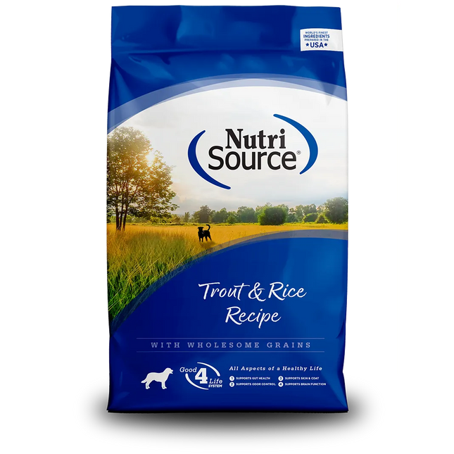 Nutrisource Trout and Rice Recipe Dry Dog Food