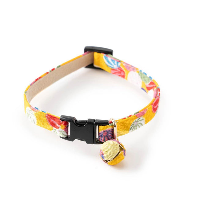 Necoichi - Yellow Origami Baloon Bell Cat Collar