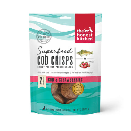 The Honest Kitchen Superfood Cod Crisps - Strawberry