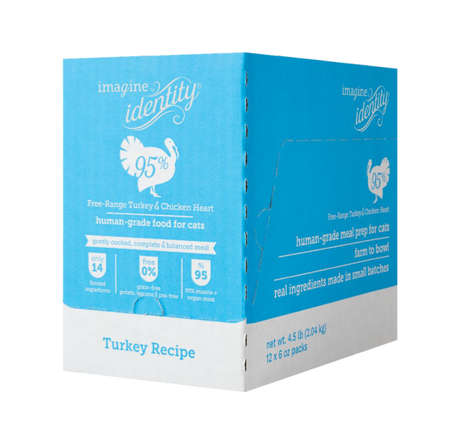 Identity Imagine Gently Cooked Turkey Frozen Cat Food