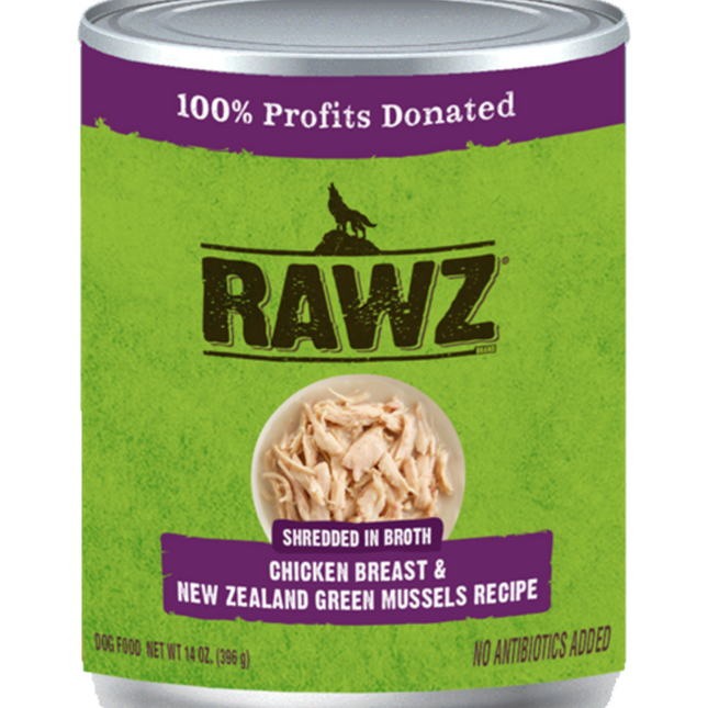 Rawz Dog Chicken and Green Mussels Shredded 10oz