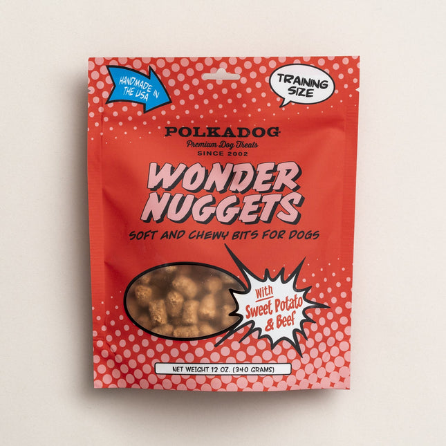 Polkadog Wonder Nuggets Beef Sweet Potato Treat 12oz