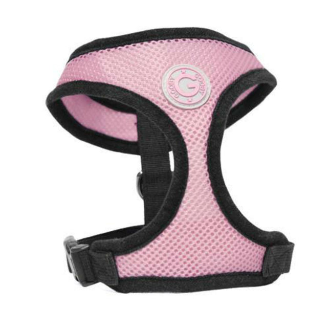 Gooby Soft Mesh Harness Pink