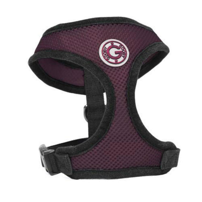 Gooby Soft Mesh Harness purple