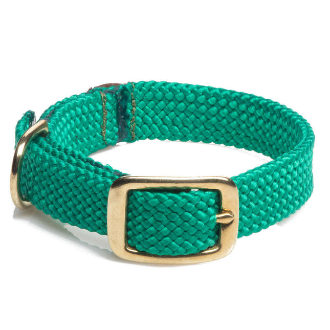 Mendota Double Braided Collar - Kelly Green