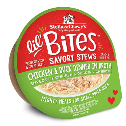 Stella & Chewy's lil bites savory stews chicken & duck 2.7oz