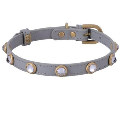 Dosha Dog - Mini Diamond Collar Grey