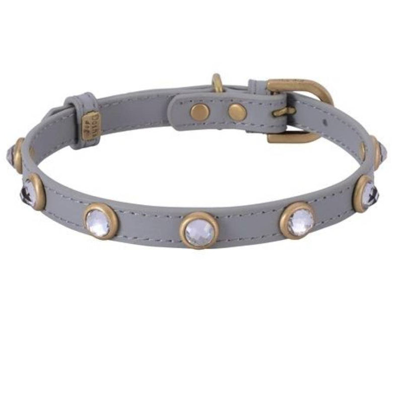 Dosha Dog - Mini Diamond Collar Grey – Decker's Dog + Cat