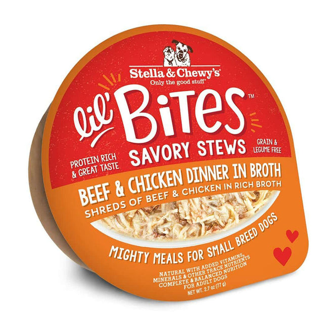 Stella & Chewy's lil bites savory stews beef & chicken 2.7oz