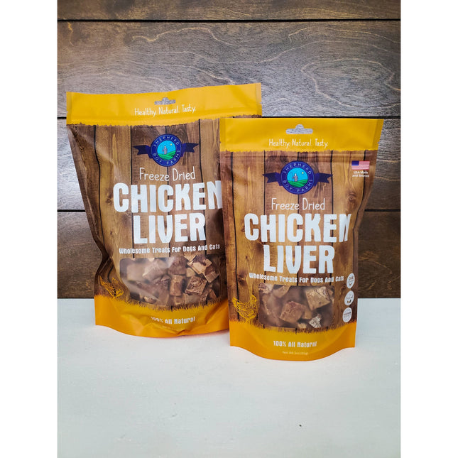 Shepherd Boy Farms Freeze Dried Chicken Liver 3oz