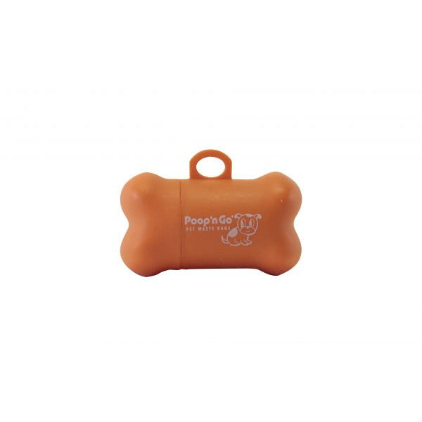 Gogo Poop'nGo Waste Bag Dispenser - Orange