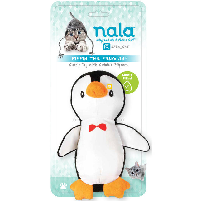 Nala Pippin The Penguin Catnip Toy with Crinkle Wings