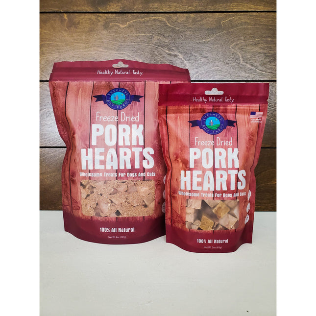 Shepherd Boy Farms Freeze Dried Pork Hearts 3oz