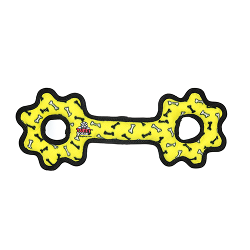 Tuffy Ultimate Tug-O-Gear Yellow Bone