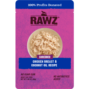 Rawz Cat Chicken Breast and Coconut Oil Shredded 2.46oz