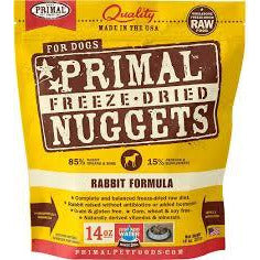 Primal Dog Freezedried Nuggets Rabbit 14oz