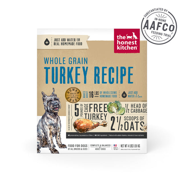 The Honest Kitchen: Dehydrated Dog Food - Whole Grain Turkey Recipe