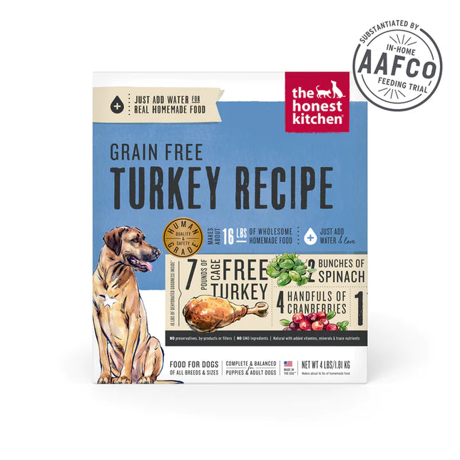 The Honest Kitchen: Grain Free Dehydrated Dog Food - Turkey Recipe