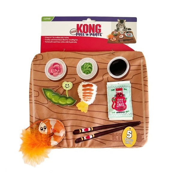 Kong Pull-A-Partz Sushi Cat Toy