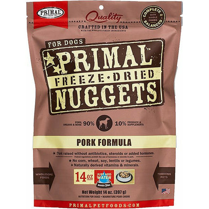 Primal Dog Freezedried Nuggets Pork 14oz