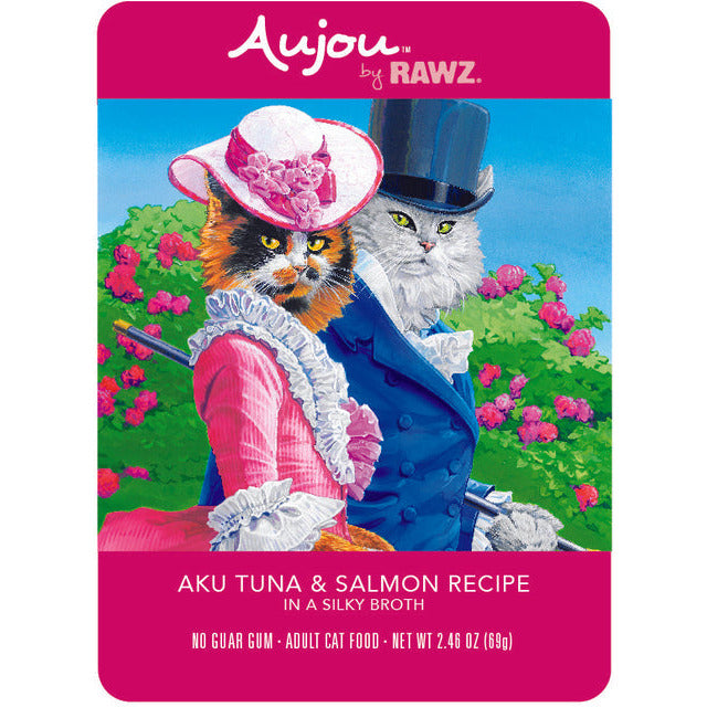 Rawz Cat Aujou Aku Tuna and Salmon 2.46oz