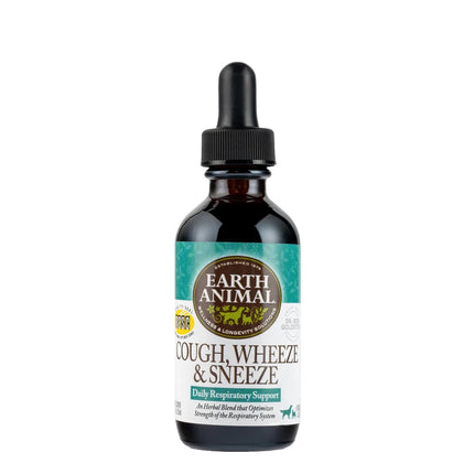 Earth Animal Cough, Wheeze, & Sneeze 2oz