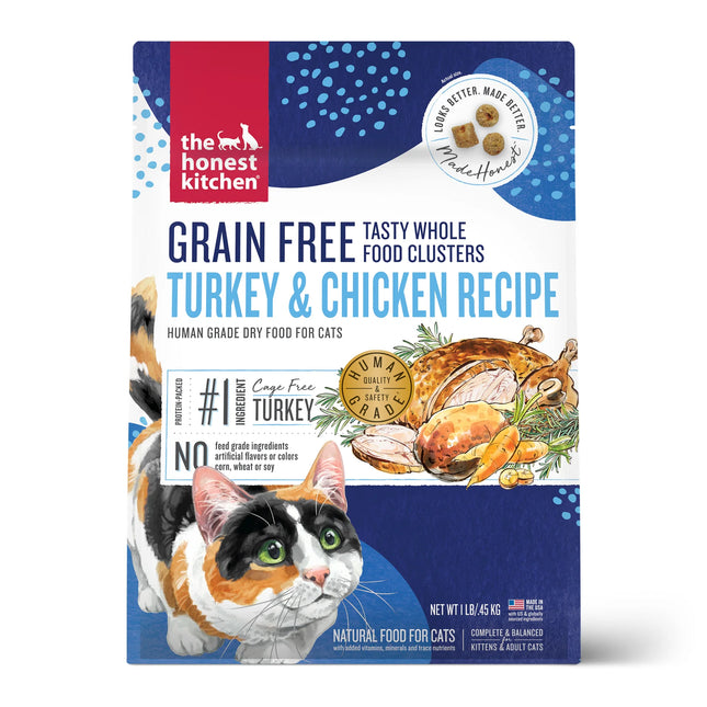 The Honest Kitchen - Turkey & Chicken GF Cat Clusters