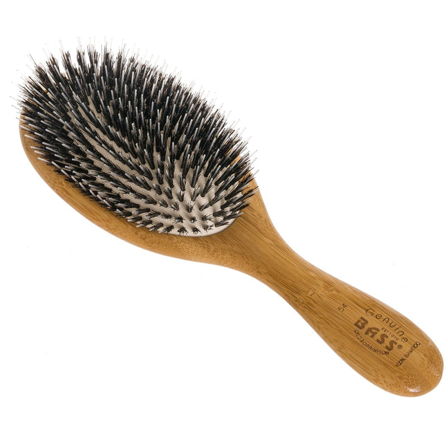 Bass Medium Oval Boar/Nylon Bristle Brush