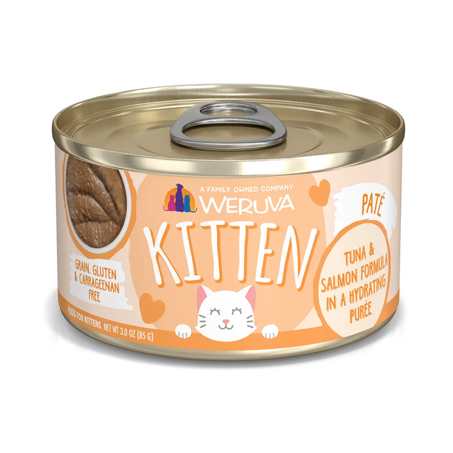 Weruva Kitten GF Tuna & Salmon Puree 3oz