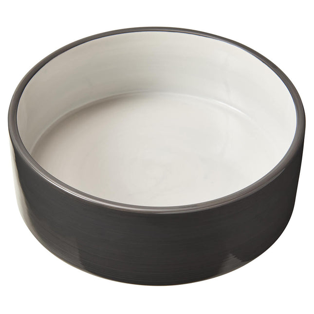 Ethical 2 Tone Gray Dog Bowl 7”