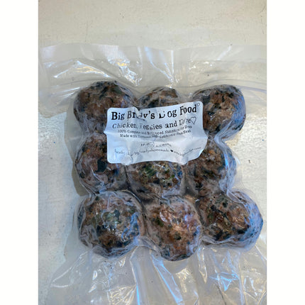 Big Brady's Dog Food - Chicken & Vegetable Meatballs