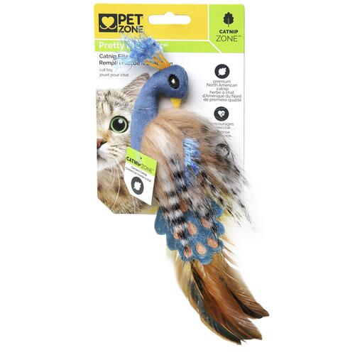 Pet Zone Pretty Peacock Catnip Cat Toy