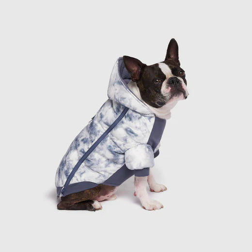 Canada Pooch Prism Puffer Grey Tye Dye Jacket