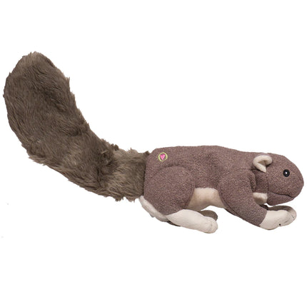 Hugglehounds Feller Squirrel Gray toy