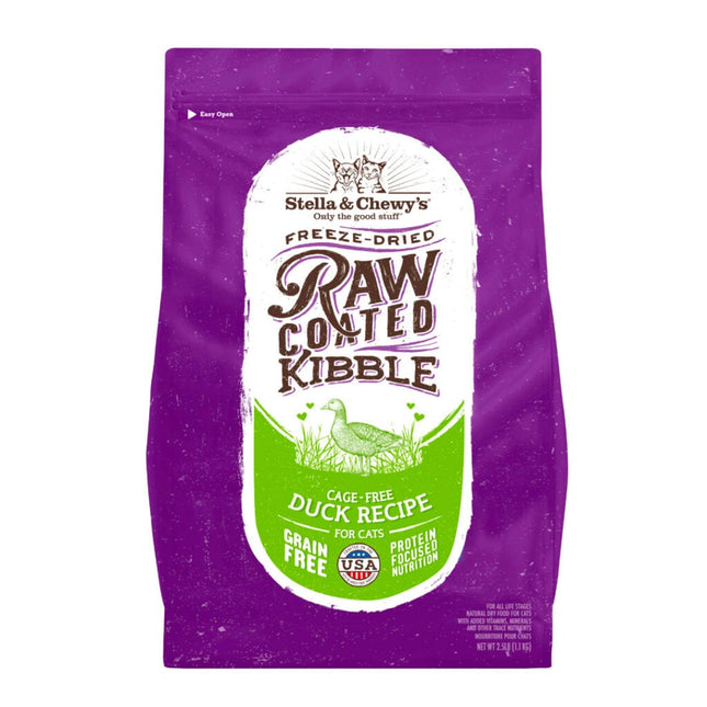 Stella & Chewy's Cat Raw Coated Kibble - Duck