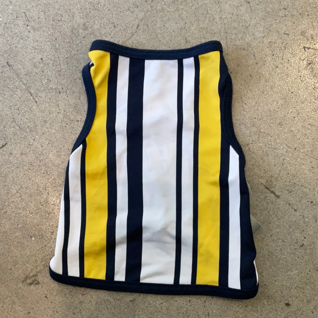 Canine Brands Yellow & Black Striped Tank