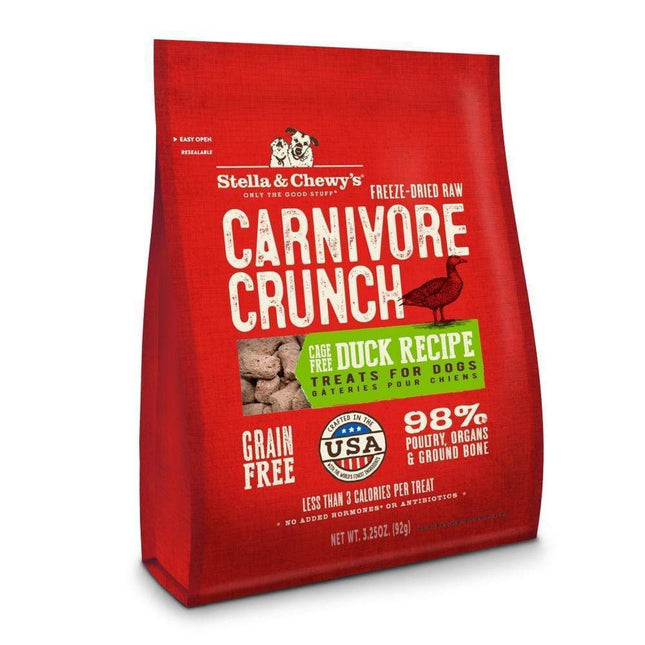 Stella & Chewy's carnivore crunch duck 3.25oz